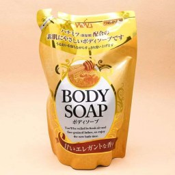 Увлажняющее крем - мыло для тела с медом Nihon 400 мл (мяг.уп)