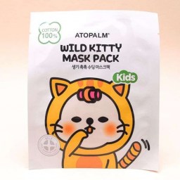 Детская тканевая маска (в виде кошки) ATOPALM Wild Kitty Mask Pack Kids 15 г