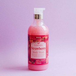Lunaris Body Wash Strawberry Гель для душа с экстрактом клубники 