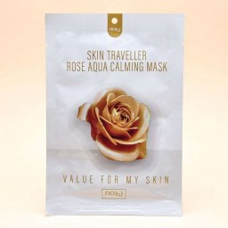 Увлажняющая успокаивающая маска с экстрактом розы No:hj Skin Traveller Rose Aqua Calming Mask 28 г
