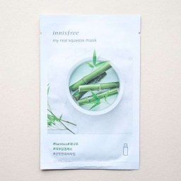 Маска-салфетка для лица с бамбуком Innisfree My Real Squeeze Mask Bamboo 