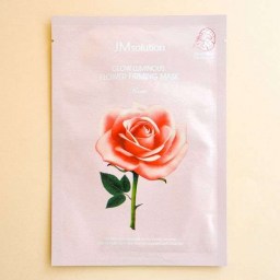 Тканевая маска-салфетка с экстрактом розы JM Solution Glow Luminouse Flower Firming Mask Rose 30 мл