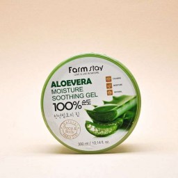 Многофункциональный гель с экстрактом алое вера FarmStay  Aloevera Moisture Soothing Gel 300 мл