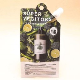 Очищающая кислородная пенка для умывания WB Super Vegitoks Cleanser Green 30 мл