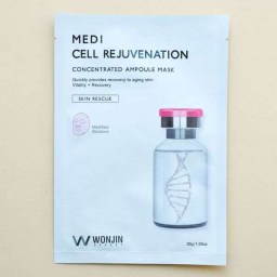 Омолаживающая тканевая маска для лица с коллагеновым комплексом Wonjin Medi Cell Rejuvenation 30 мл