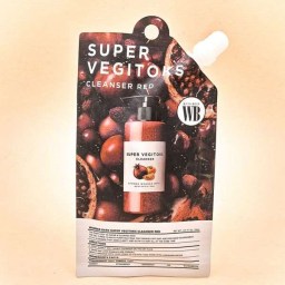 Осветляющая кислородная детокс - пенка для умывания Wonder Bath Super Vegitoks Сleanser Red 30 мл