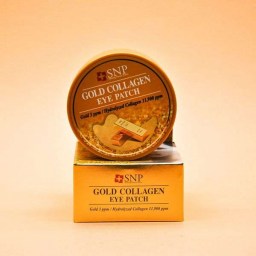 Гидрогелевые патчи с коллагеном и частицами золота Snp Gold Collagen Eye Patch 60 шт.