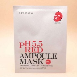 Восстанавливающая маска Ph 5.5 So Natural Red Ampoule Mask 30 мл 
