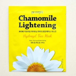 Гидрогелевая маска с экстрактом ромашки Petitfee Chamomile Lightening Hydrogel Face Mask 32 г