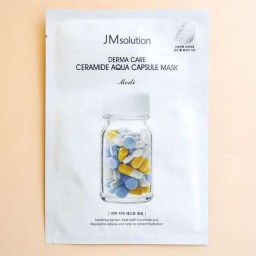 Тканевая маска-салфетка с керамидами JM Solution Derma Care Ceramide Aqua Capsule Mask Medi 30 мл
