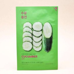 Тканевая маска для лица с огуречным экстрактом Holika Holika Pure Essence Mask Sheet Cucumber 20 мл