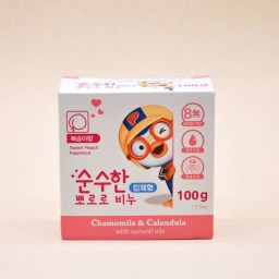 Мыло детское с ароматом персика Pororo Baby Soap Sweet Peach 100 г (с 2 лет)