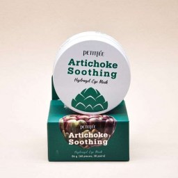 Гидрогелевые успокаивающие патчи для глаз с экстрактом артишока Petitfee Artichoke Soothing 60 шт.