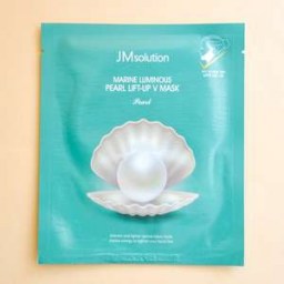 Маска для подтяжки контура лица с протеинами жемчуга JM Solution Pearl Lift-Up V Mask 25 мл